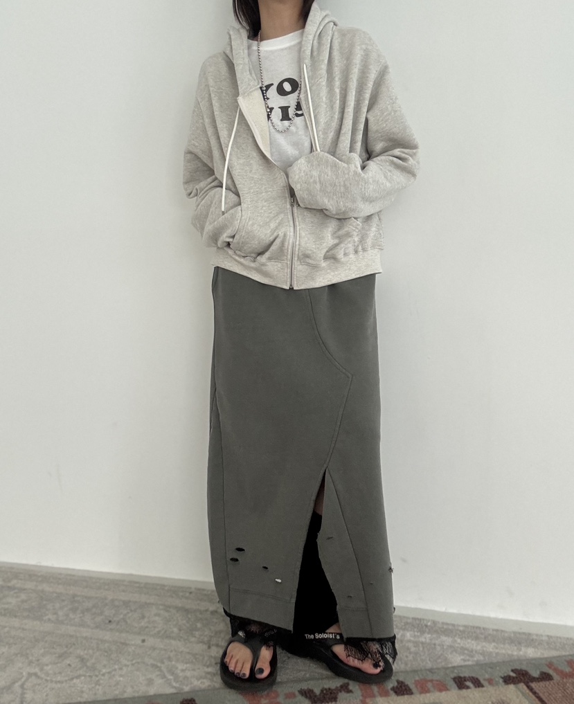 FRANC—L韓國直郵㊣女士新款推薦休閑25秋冬人氣夾克拉鏈開衩FRANC夾克