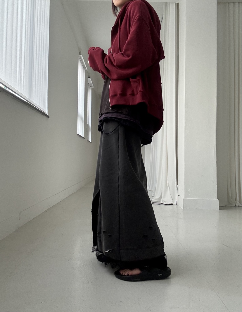 FRANC—L韓國直郵㊣女士新款推薦休閑25秋冬人氣夾克拉鏈開衩FRANC夾克