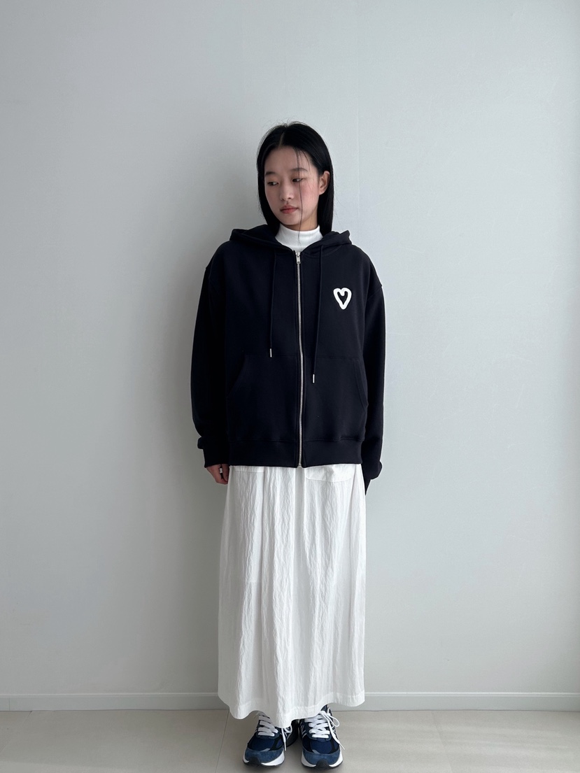 HEUMUTA東大門㊣代購女裝新款休閑推薦25秋冬熱賣夾克刺繡連帽HEUMUTA夾克