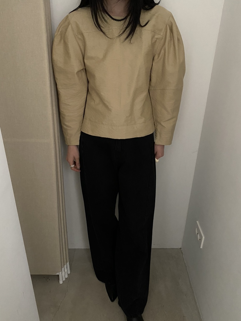 MOVENNE東大門㊣實拍女裝新品熱賣職業休閑25秋冬推薦牛仔褲MOVENNE牛仔褲