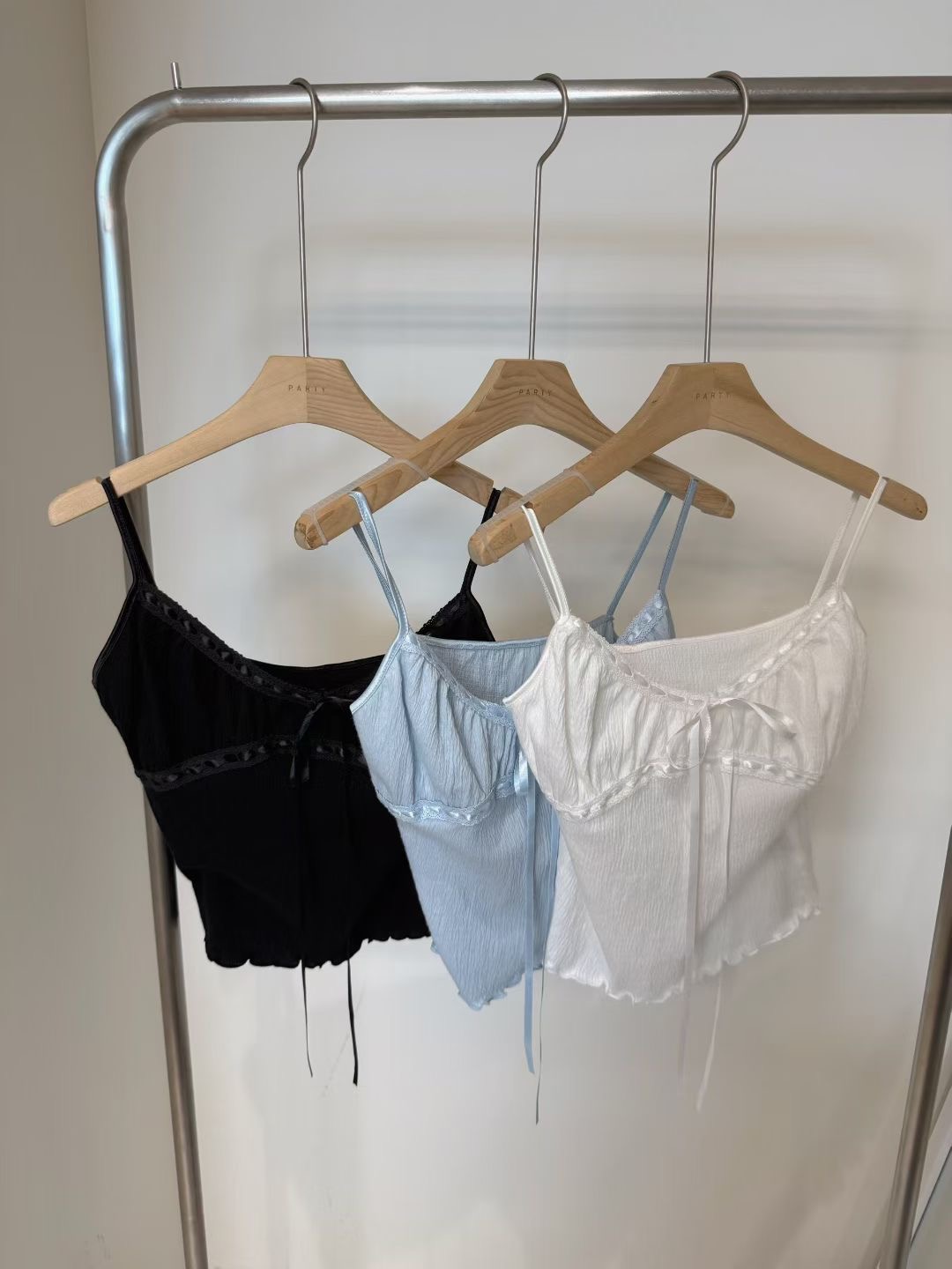 PARTY韓國代購㊣女士新品人氣職業休閑推薦熱賣25秋冬吊帶背心PARTY吊帶/背心