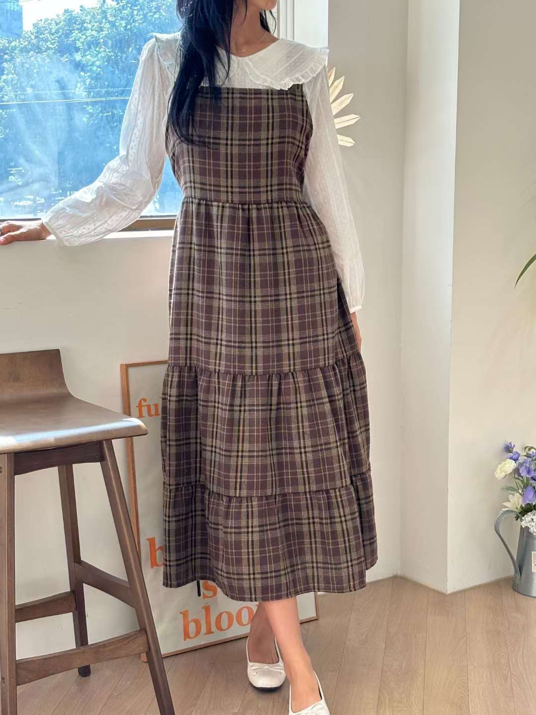 YANGPA韓國代購㊣女裝新品人氣推薦真品時尚連衣裙不含內搭YANGPA連衣裙