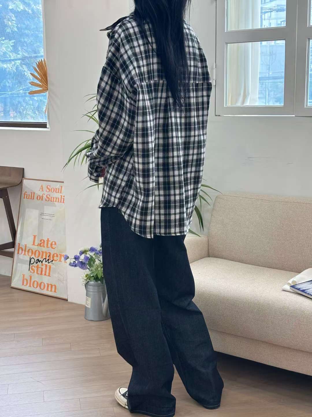YANGPA東大門㊣直郵女士新款人氣熱賣推薦時尚襯衫蕾絲衫寬松YANGPA襯衫/蕾絲衫