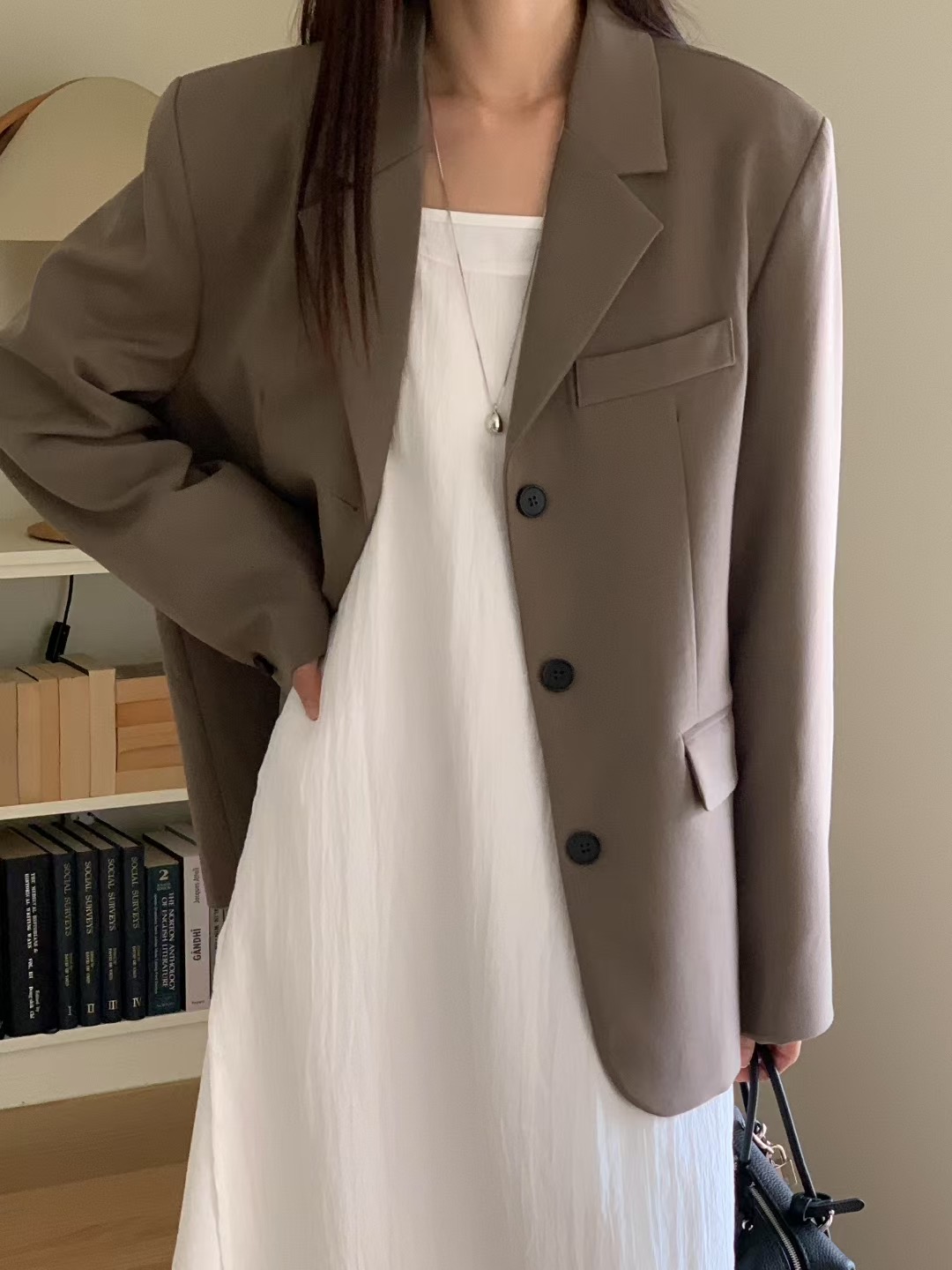 JOURNAL東大門㊣實拍女士新品時尚推薦熱賣25秋冬休閑西裝西服JOURNAL西裝/西服圖色1