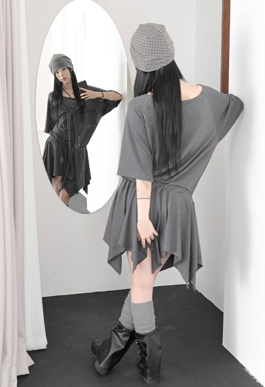 BY RANI-ot韓國代購㊣女裝新款職業25秋冬連衣裙不含內搭BY RANI-ot連衣裙