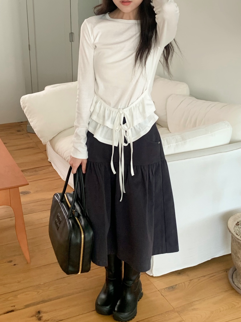 BEFORE SUNRISE東大門㊣代購女裝新款時尚人氣職業長袖T恤BEFORE SUNRISE長袖T恤