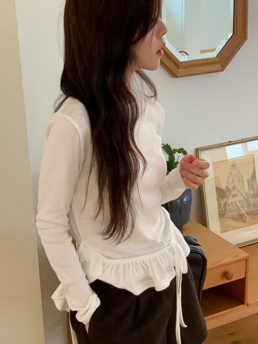 BEFORE SUNRISE東大門㊣代購女裝新款時尚人氣職業長袖T恤BEFORE SUNRISE長袖T恤