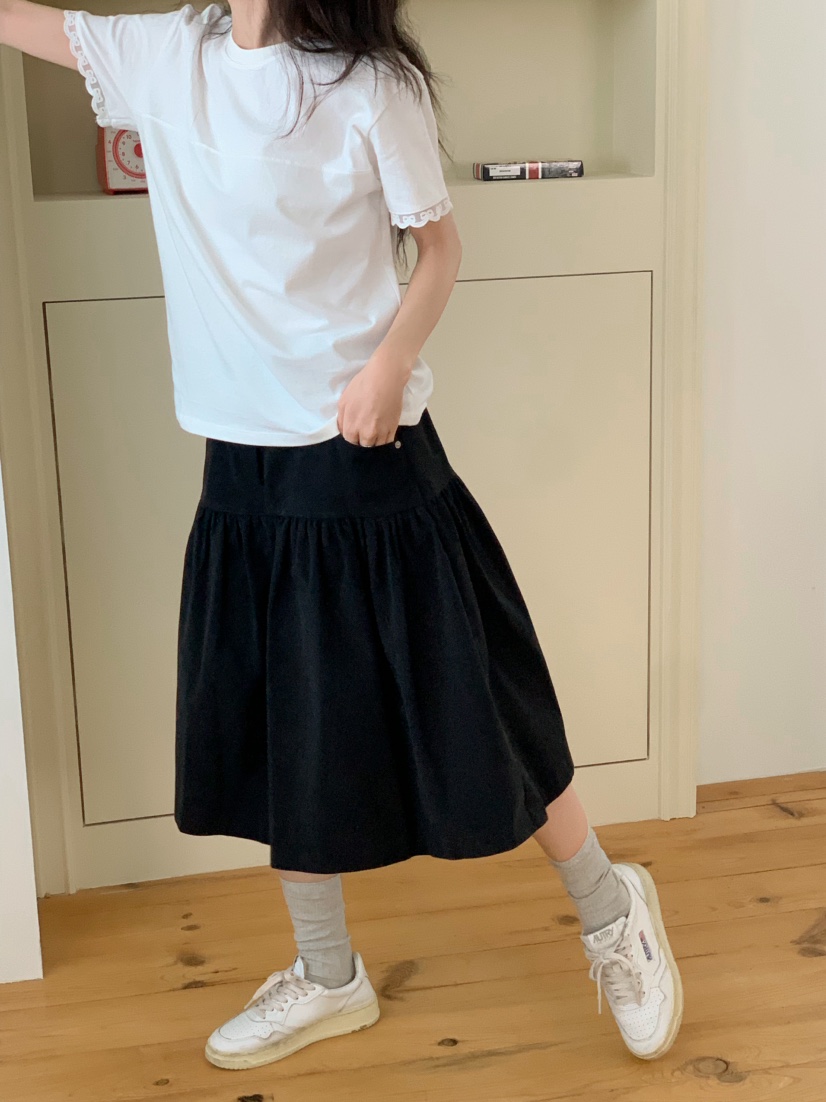 BEFORE SUNRISE韓國直郵㊣女士新款25秋冬休閑半身裙中短裙BEFORE SUNRISE半身裙/中短裙