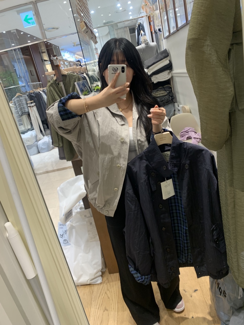 DE GO YOU東大門㊣直郵女裝新款熱賣人氣25秋冬時尚夾克格紋DE GO YOU夾克