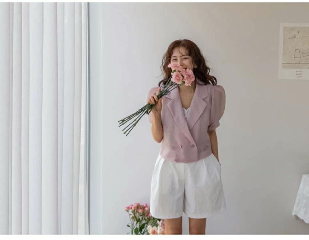 MINK DESIGN東大門㊣實拍女裝新品時尚熱賣職業人氣休閑夾克MINK DESIGN夾克