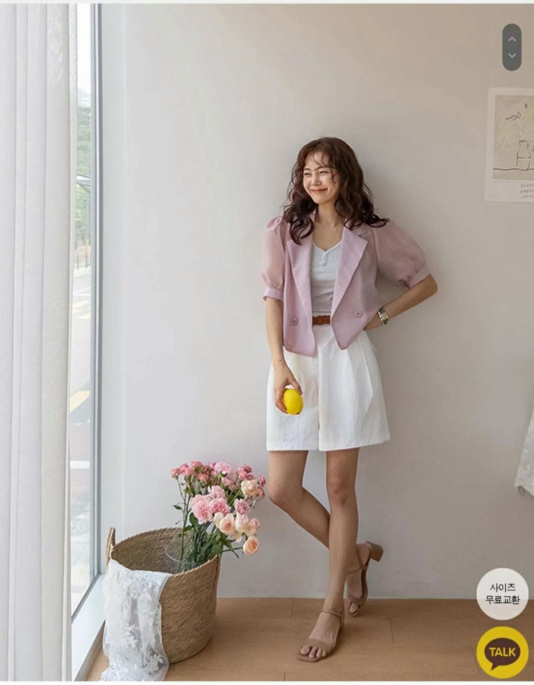 MINK DESIGN東大門㊣實拍女裝新品時尚熱賣職業人氣休閑夾克MINK DESIGN夾克