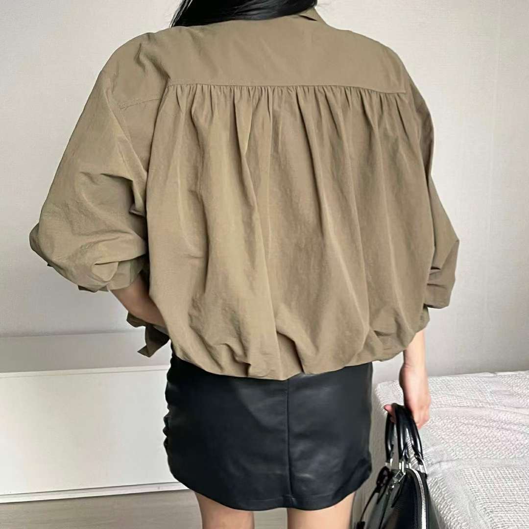 MINK DESIGN東大門㊣實拍女士新款職業人氣25秋冬真品夾克MINK DESIGN夾克