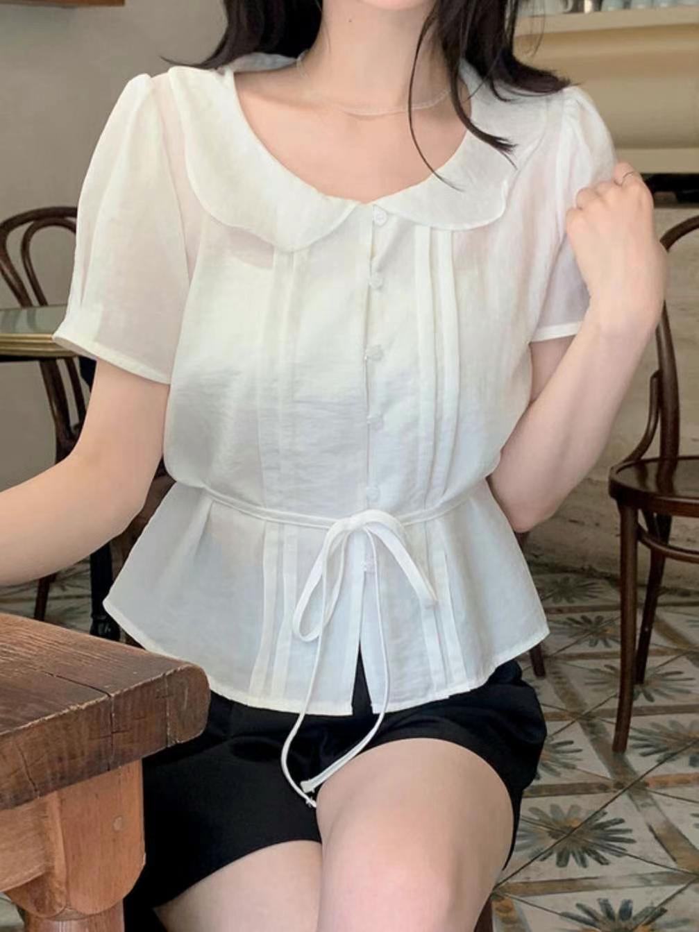 J ME東大門㊣實拍女裝新款休閑時尚職業25秋冬真品襯衫蕾絲衫J ME襯衫/蕾絲衫