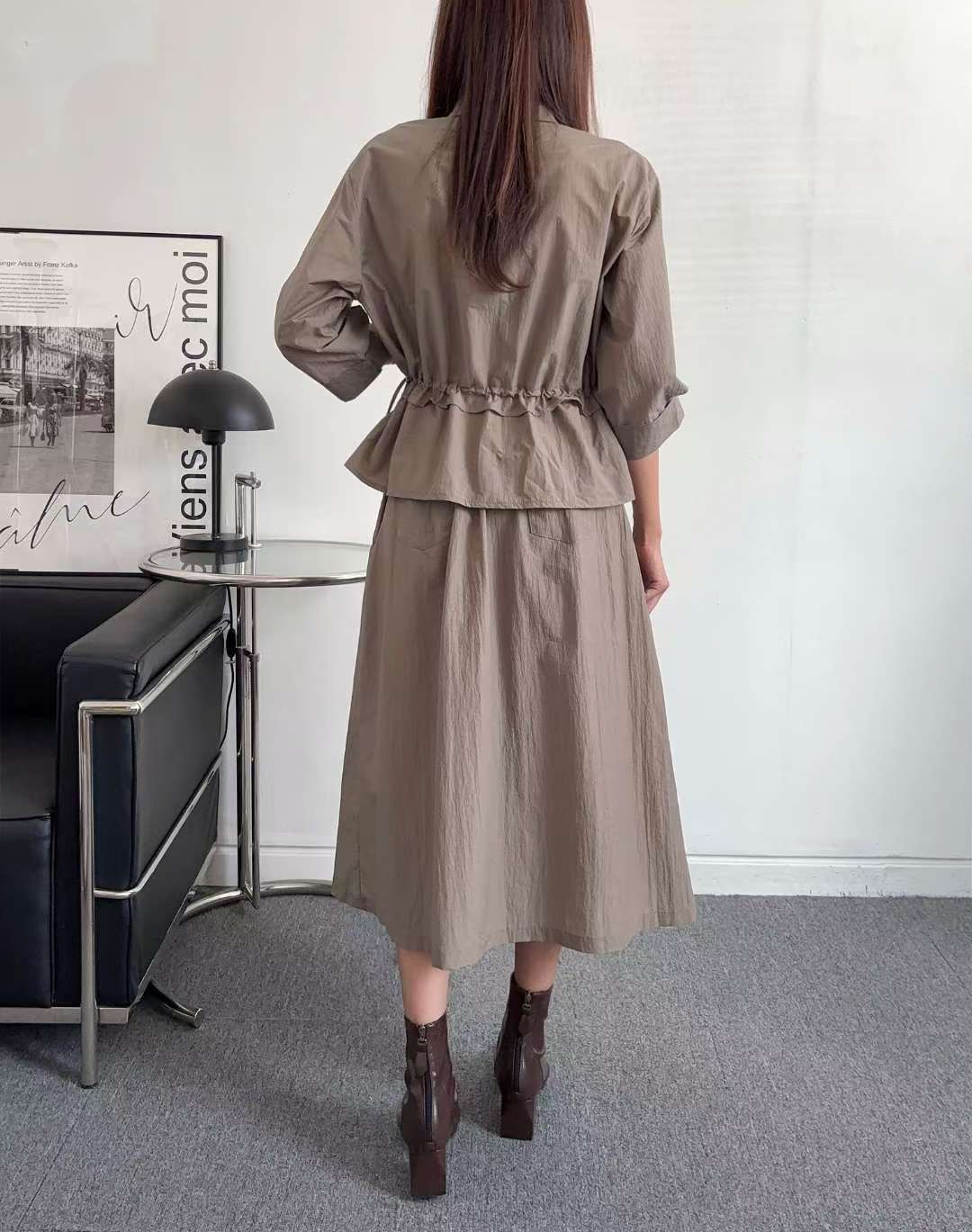 MINK DESIGN韓國代購㊣女裝新品職業真品人氣25秋冬休閑套裝MINK DESIGN套裝
