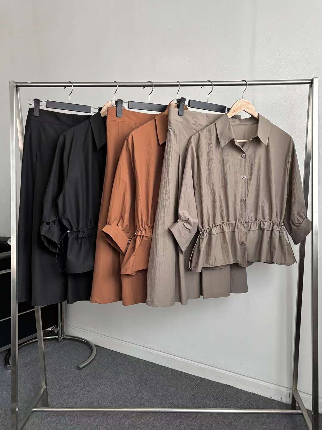 MINK DESIGN韓國代購㊣女裝新品職業真品人氣25秋冬休閑套裝MINK DESIGN套裝圖色2左二色