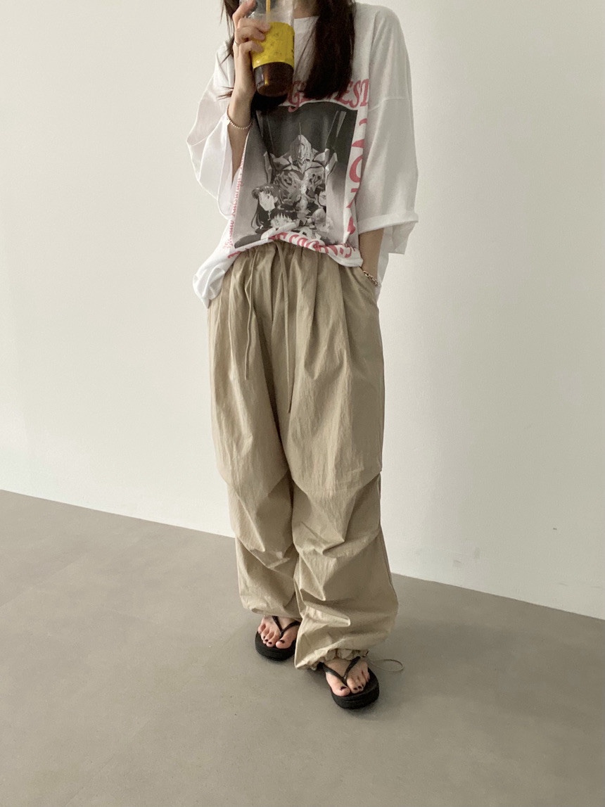 PLANTS ON GRAY韓國直郵㊣女士新品時尚25秋冬休閑休閑褲PLANTS ON GRAY休閑褲