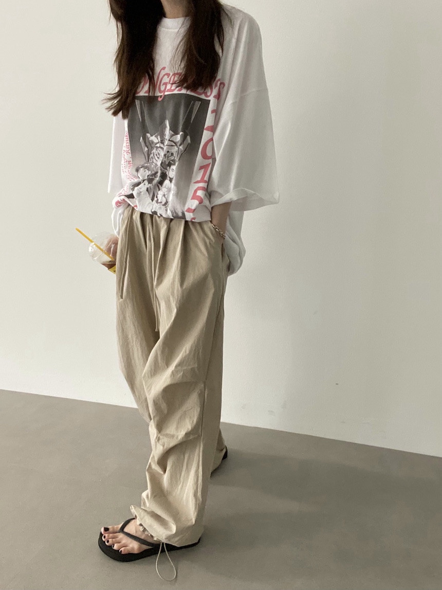 PLANTS ON GRAY韓國直郵㊣女士新品時尚25秋冬休閑休閑褲PLANTS ON GRAY休閑褲