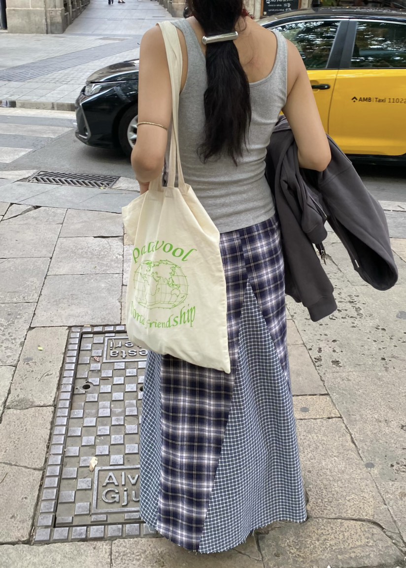 OUPPT韓國直郵㊣女裝新款時尚休閑25秋冬推薦真品熱賣人氣長裙OUPPT長裙