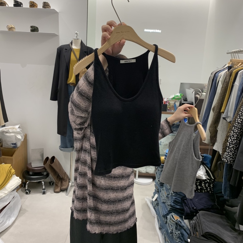 ANN MARGRET東大門㊣直郵女裝新品人氣吊帶背心GRETA.Y吊帶/背心圖色3