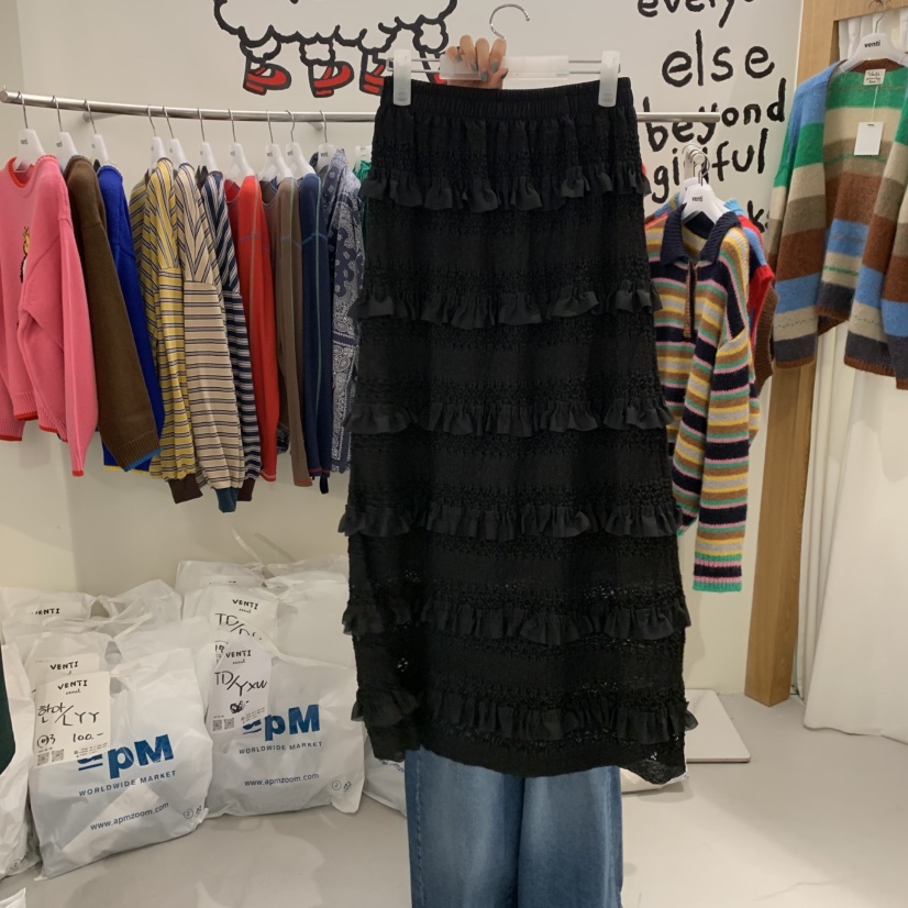 VENTI東大門㊣直郵女士新款熱賣25秋冬人氣推薦時尚休閑長裙VENTI長裙
