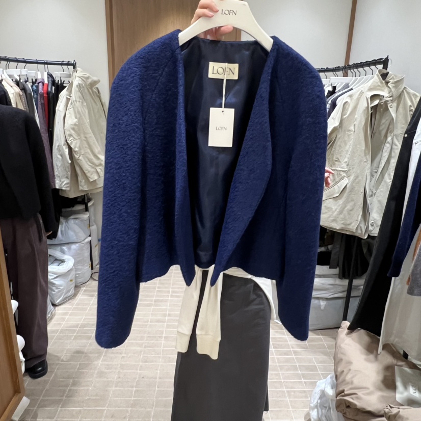 LOFN東大門㊣直郵女士新款職業休閑熱賣25秋冬時尚真品夾克LOFN夾克圖色2