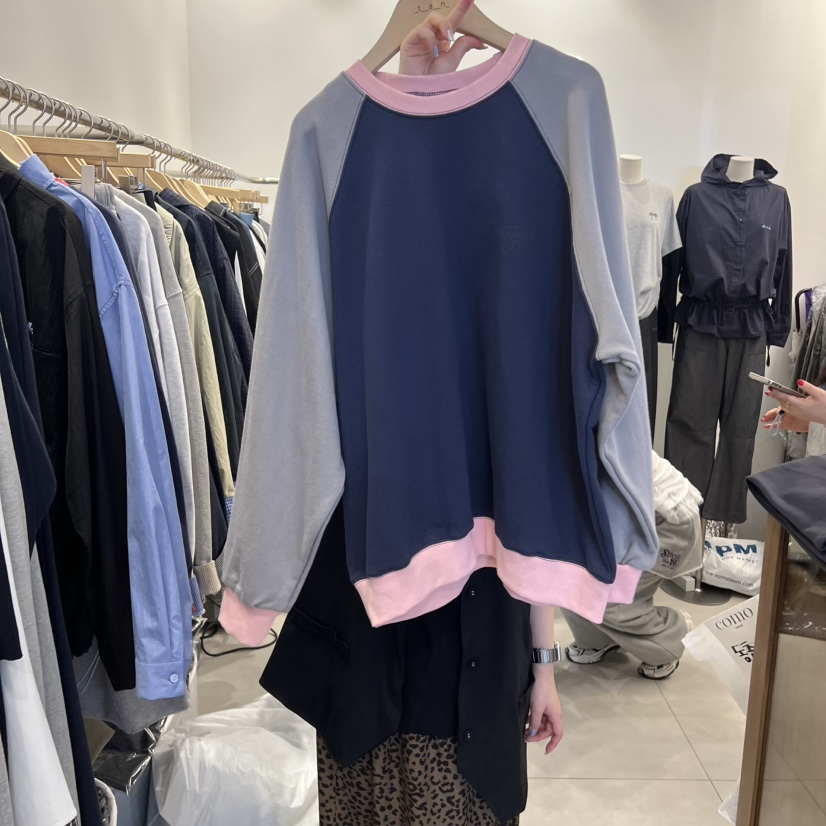 TAN&COMO韓國直郵㊣女士新款25秋冬休閑人氣真品推薦衛衣tan-COMO衛衣