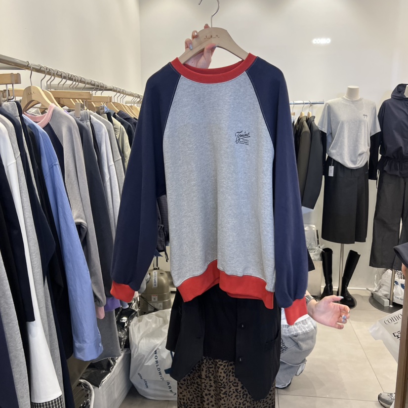 TAN&COMO韓國直郵㊣女士新款25秋冬休閑人氣真品推薦衛衣tan-COMO衛衣圖色3