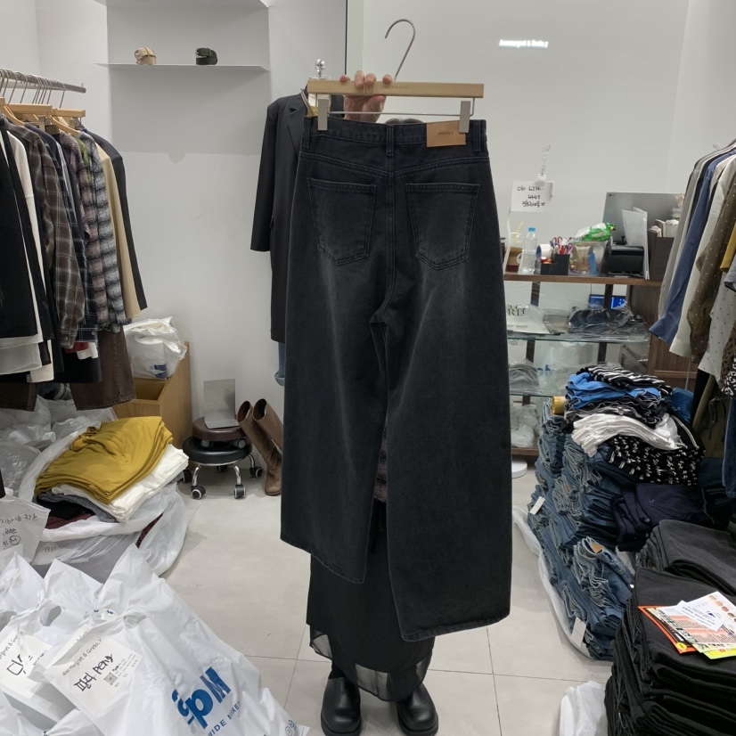 ANN MARGRET東大門㊣代購女士新品熱賣牛仔褲水洗寬松GRETA.Y牛仔褲