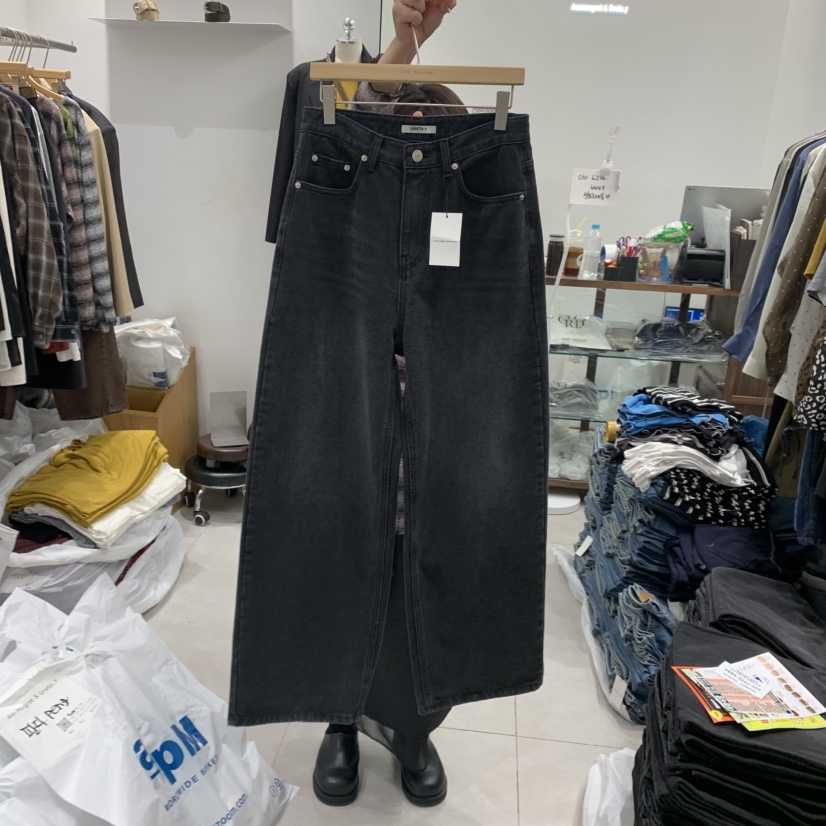 ANN MARGRET東大門㊣代購女士新品熱賣牛仔褲水洗寬松GRETA.Y牛仔褲
