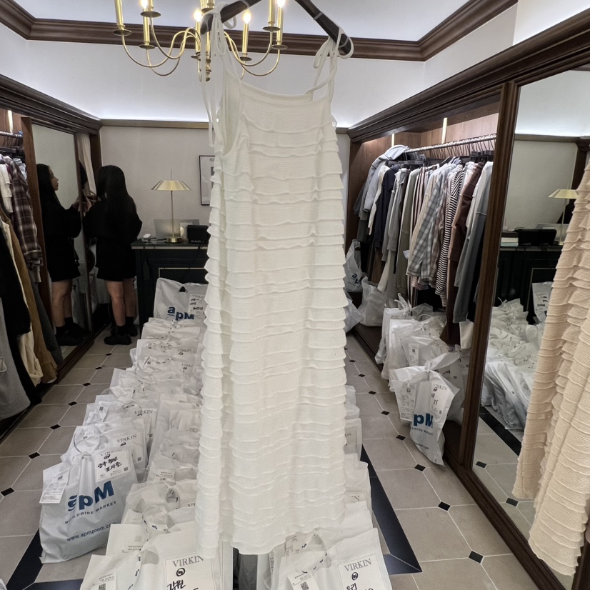 VIRKIN韓國直郵㊣女士新品人氣推薦真品25秋冬時尚連衣裙長款VIRKIN連衣裙