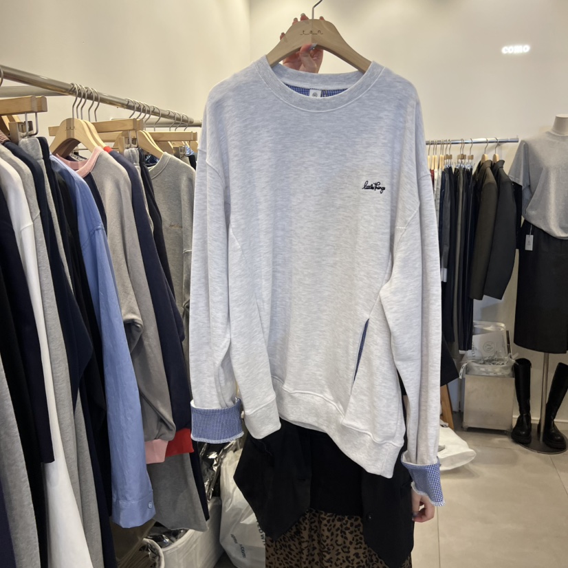 TAN&amp;COMO東大門㊣代購女士新品人氣推薦休閑25秋冬衛衣tan-COMO衛衣圖色1
