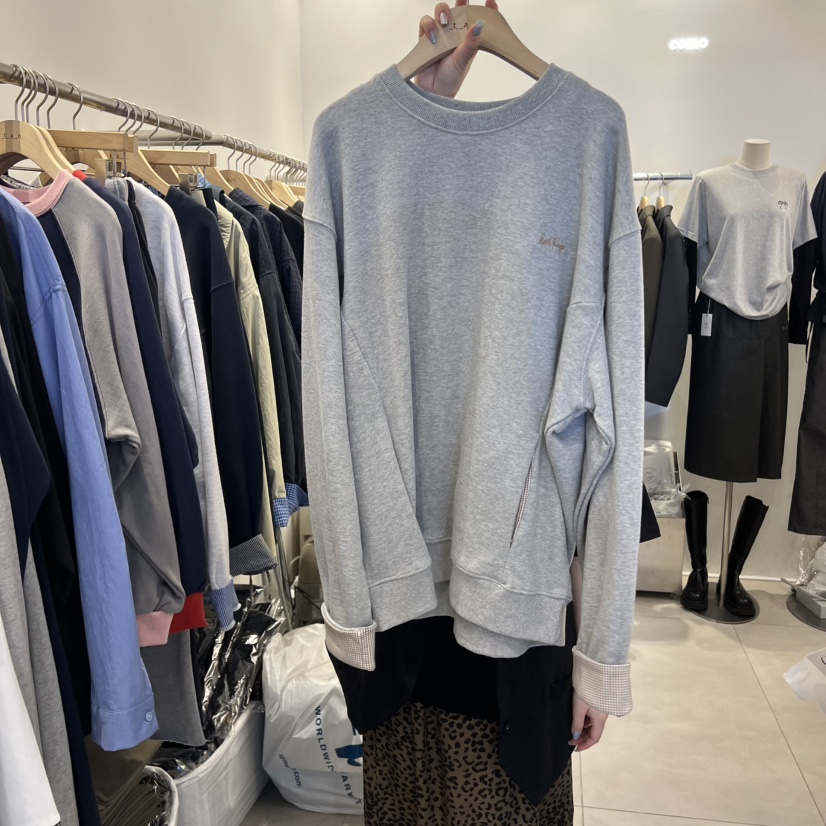 TAN&amp;COMO東大門㊣代購女士新品人氣推薦休閑25秋冬衛衣tan-COMO衛衣圖色2