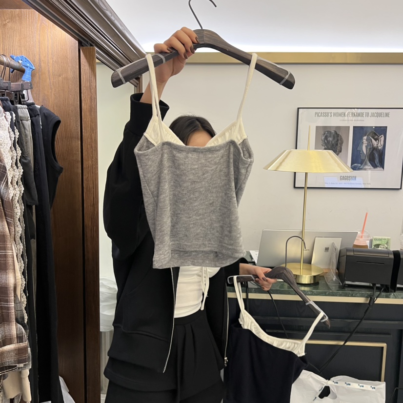 VIRKIN東大門㊣直郵女士新款推薦熱賣真品時尚25秋冬吊帶背心VIRKIN吊帶/背心