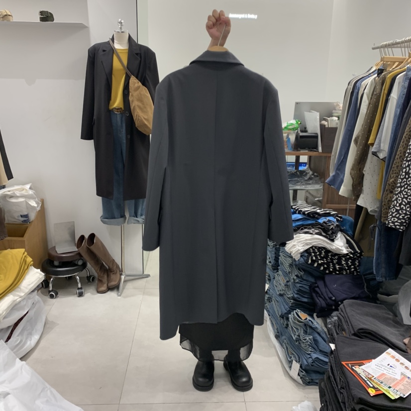ANN MARGRET韓國直郵㊣女裝新款25秋冬長款風衣不含包GRETA.Y長款風衣