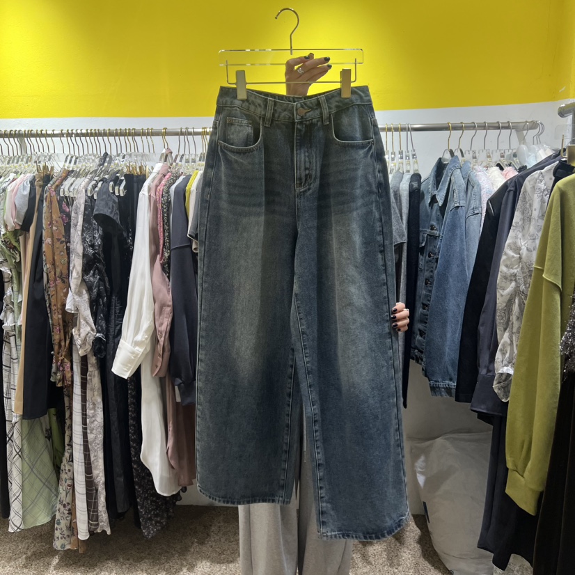 LE MASTERPLACE東大門㊣直郵女士新品休閑職業真品牛仔褲修身Le masterpiece牛仔褲