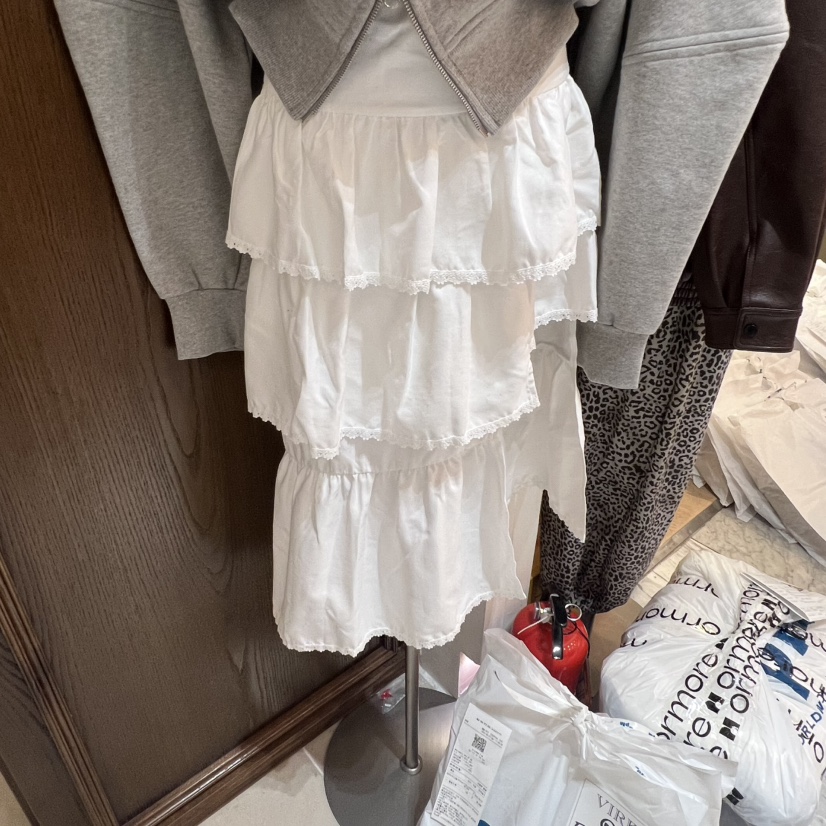 VIRKIN韓國直郵㊣女裝新品推薦熱賣休閑真品時尚半身裙中短裙VIRKIN半身裙/中短裙圖色2