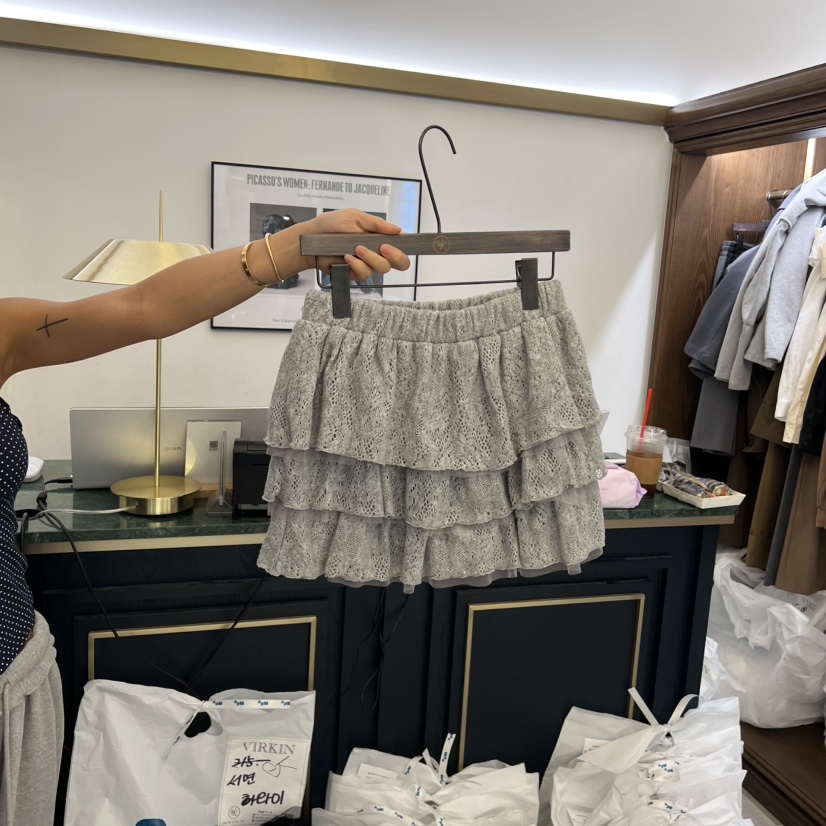 VIRKIN東大門㊣代購女士新品推薦休閑時尚職業真品人氣短裙VIRKIN短裙圖色4