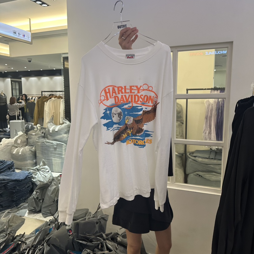 OUTFIT東大門㊣直郵女裝新品人氣推薦時尚真品熱賣休閑長袖T恤OUTFIT長袖T恤