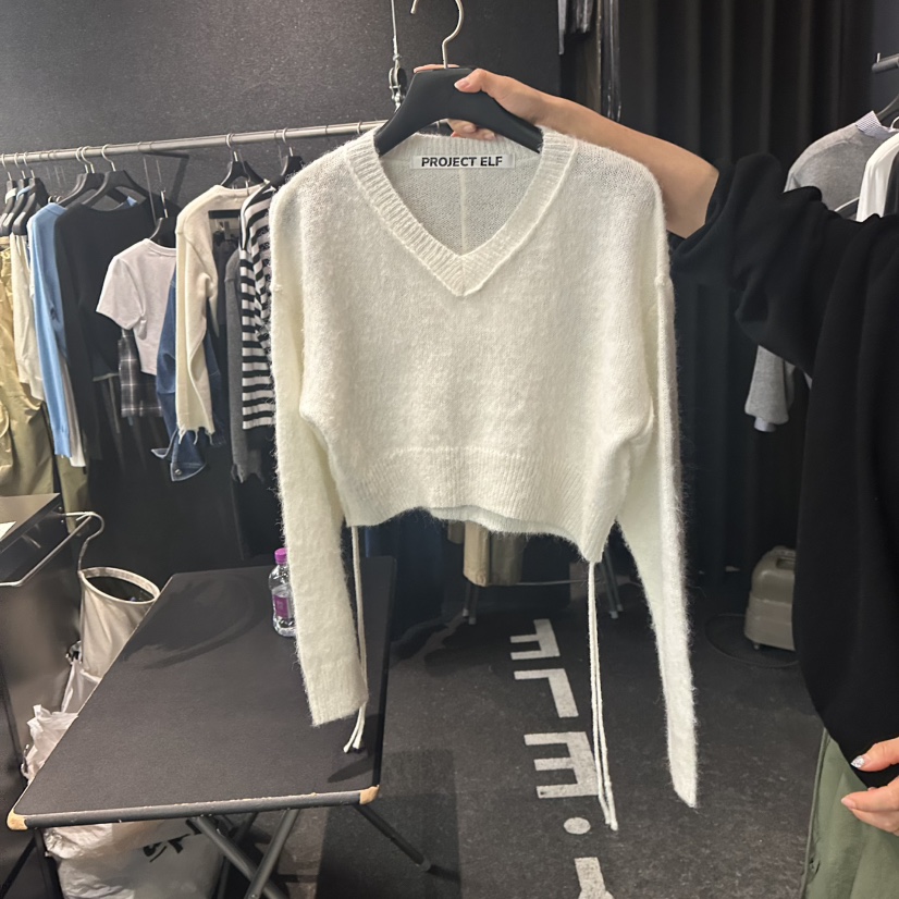 ELF-L韓國直郵㊣女裝新品熱賣人氣推薦休閑25秋冬職業針織衫PROJECT ELF/ELF-L針織衫