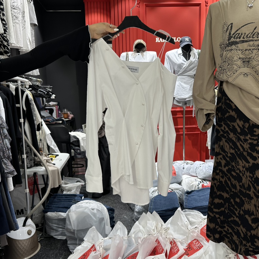 RARE CLOSET韓國直郵㊣女士新款人氣休閑25秋冬襯衫蕾絲衫RARE CLOSET襯衫/蕾絲衫
