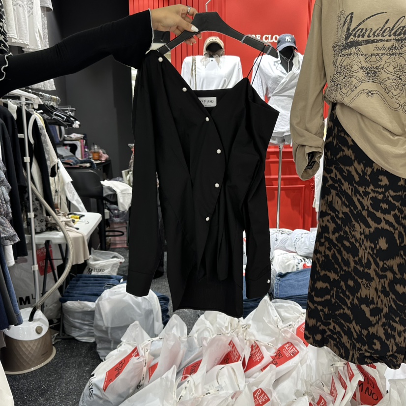 RARE CLOSET韓國直郵㊣女士新款人氣休閑25秋冬襯衫蕾絲衫RARE CLOSET襯衫/蕾絲衫圖色2
