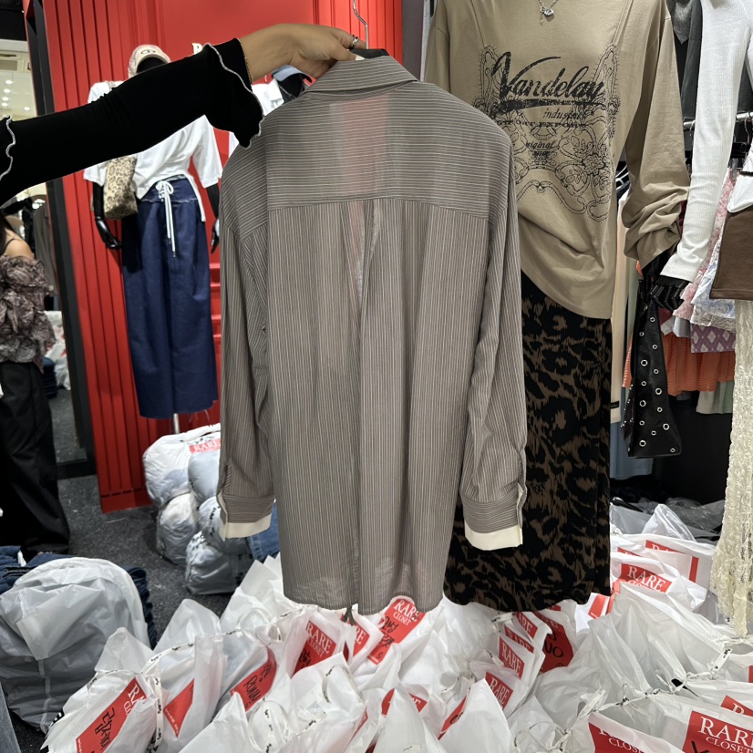 RARE CLOSET東大門㊣直郵女士新款熱賣推薦時尚襯衫蕾絲衫RARE CLOSET襯衫/蕾絲衫