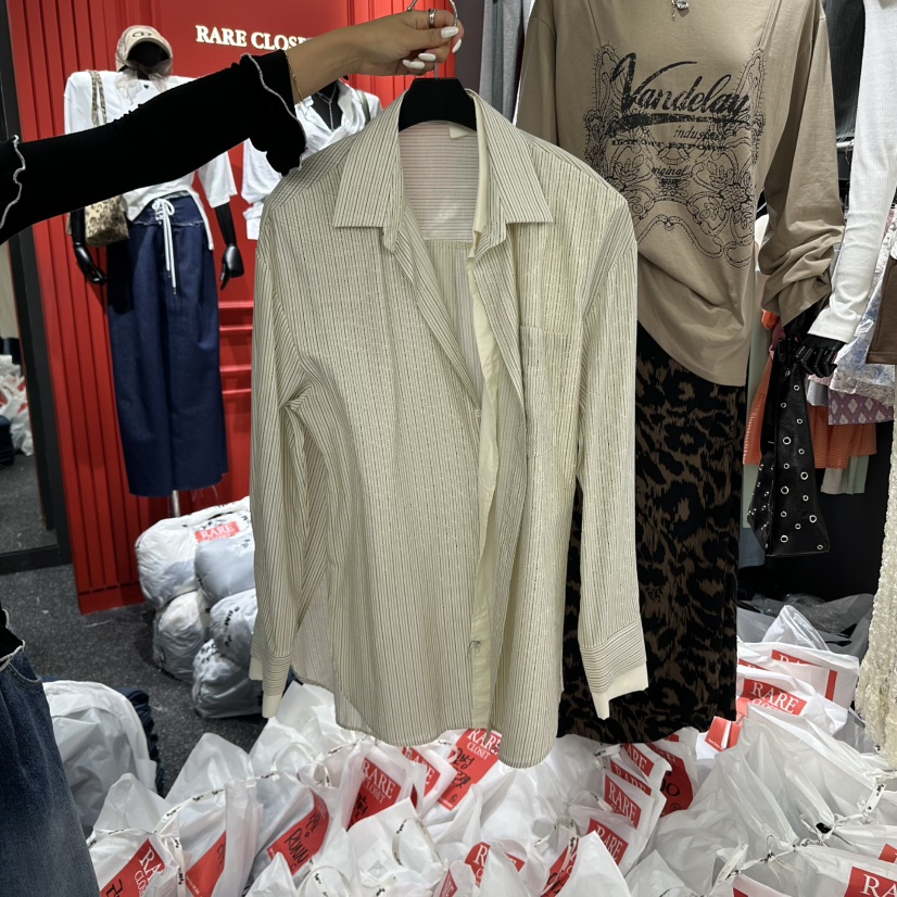 RARE CLOSET東大門㊣直郵女士新款熱賣推薦時尚襯衫蕾絲衫RARE CLOSET襯衫/蕾絲衫圖色2
