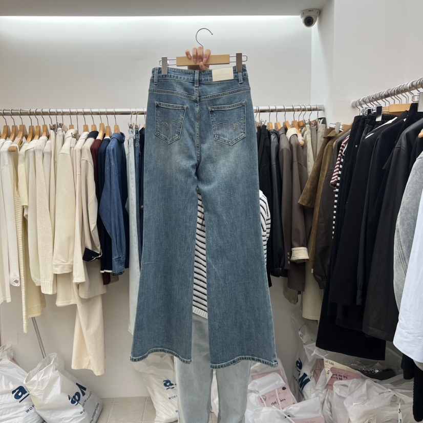 DRESS ROOM韓國代購㊣女士新品人氣時尚職業真品熱賣牛仔褲DRESS ROOM牛仔褲
