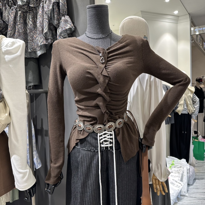 RARE CLOSET東大門㊣實拍女士新品休閑熱賣推薦25秋冬針織衫RARE CLOSET針織衫圖色2