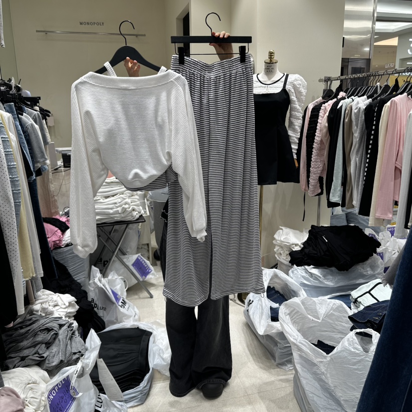 MONOPOLY東大門㊣直郵女士新品職業休閑熱賣真品套裝兩件套MONO_POLY套裝
