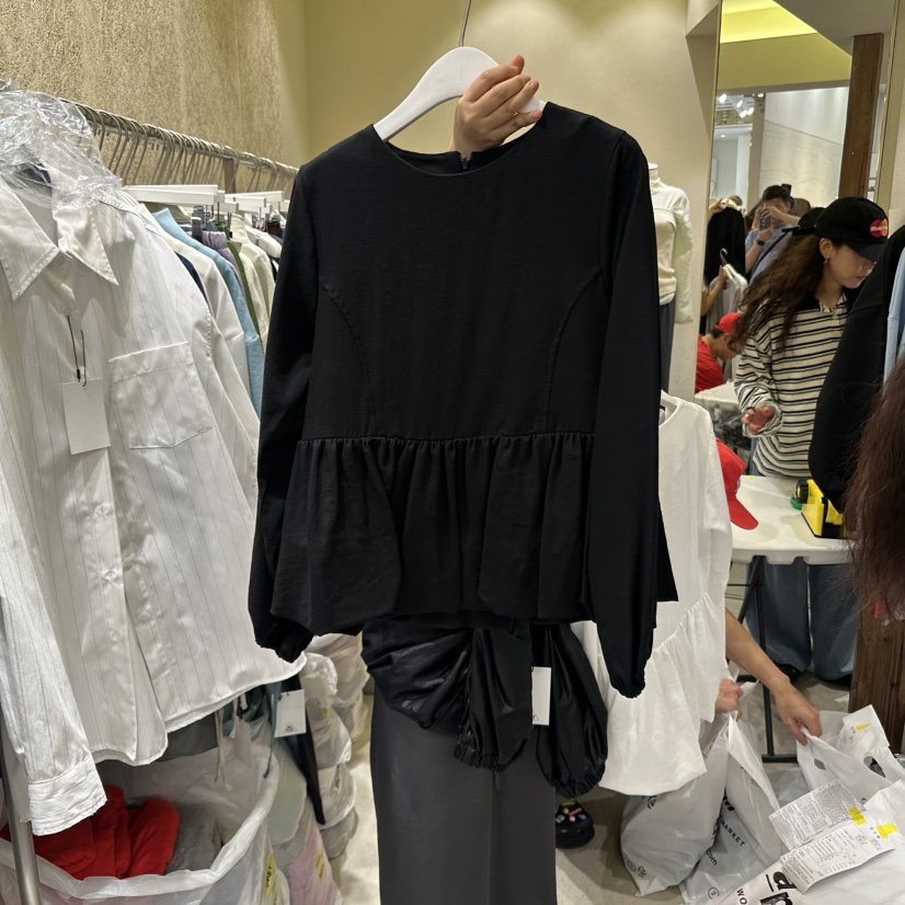 REFLAT東大門㊣直郵女士新款真品時尚人氣熱賣推薦襯衫蕾絲衫REFLAT襯衫/蕾絲衫圖色3