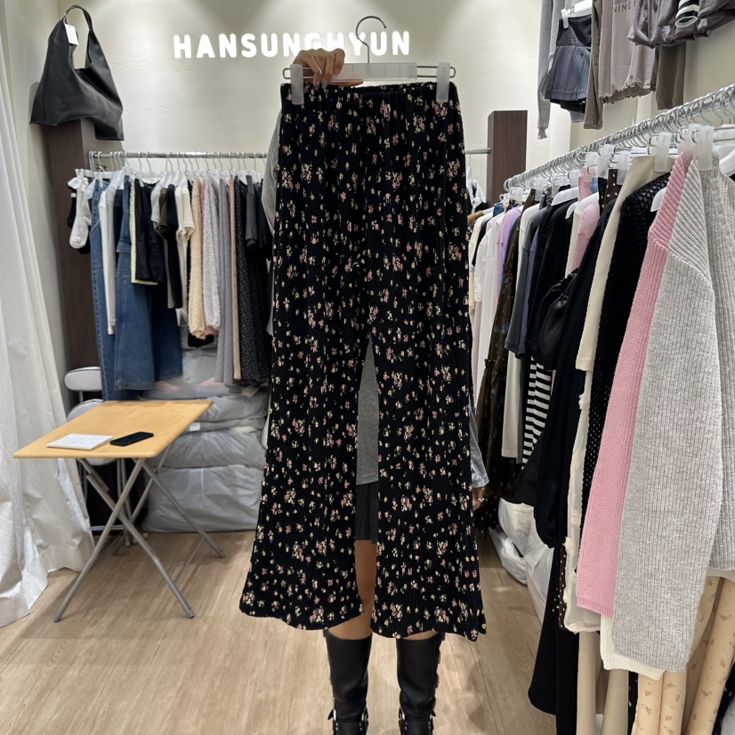HANSUNGHYUN東大門㊣實拍女裝新品休閑時尚職業推薦人氣休閑褲HANSUNGHYUN休閑褲圖色2