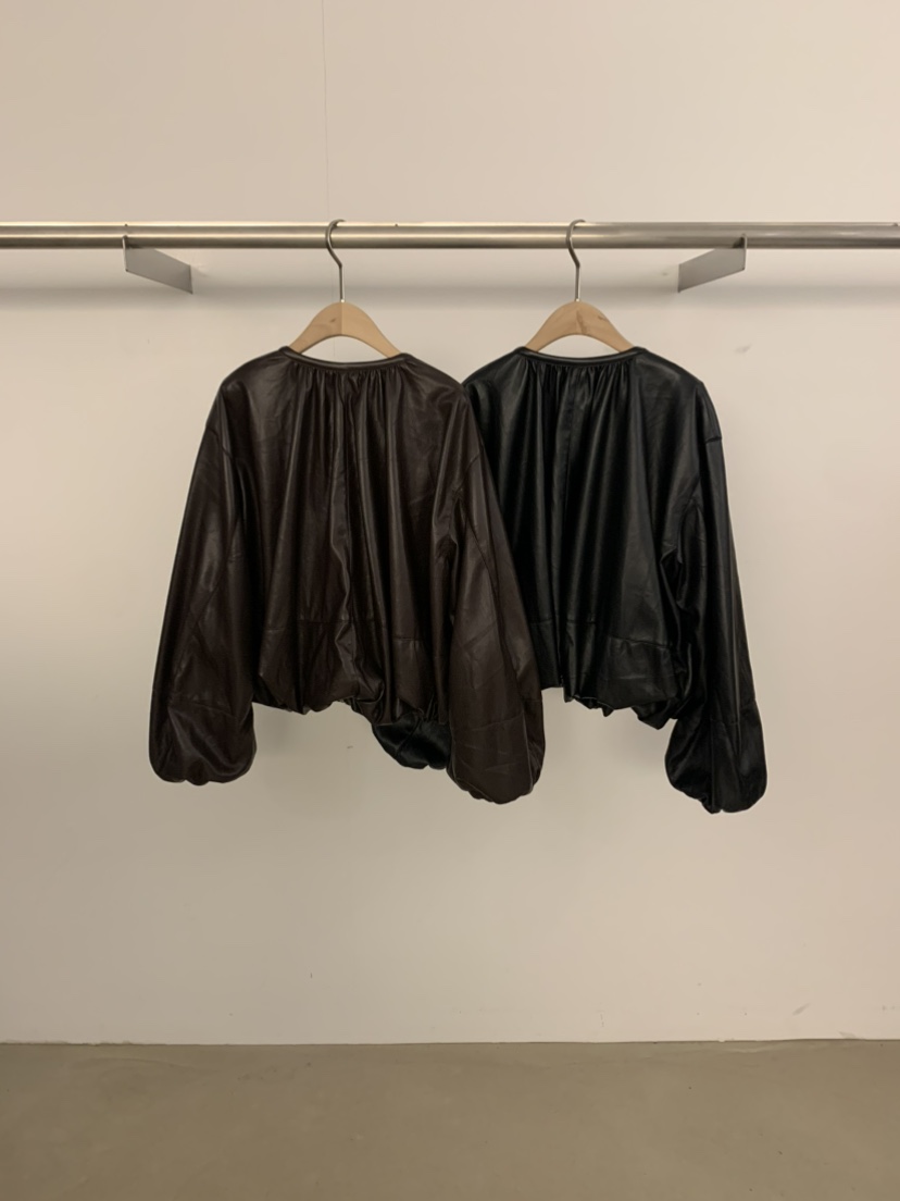 UNDER KEY韓國直郵㊣女裝新品推薦時尚休閑職業人氣皮衣皮革UNDER KEY皮衣