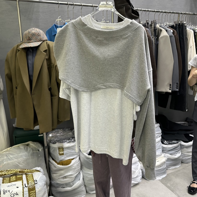 UOOV韓國代購㊣女裝新品真品時尚職業推薦熱賣衛衣不含內搭UOOV衛衣